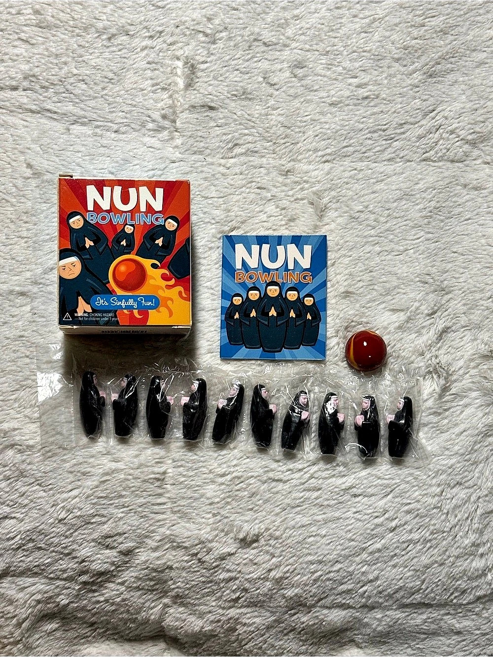 NIP Running Press Nun Bowling: It's Sinfully Fun! Mini Game